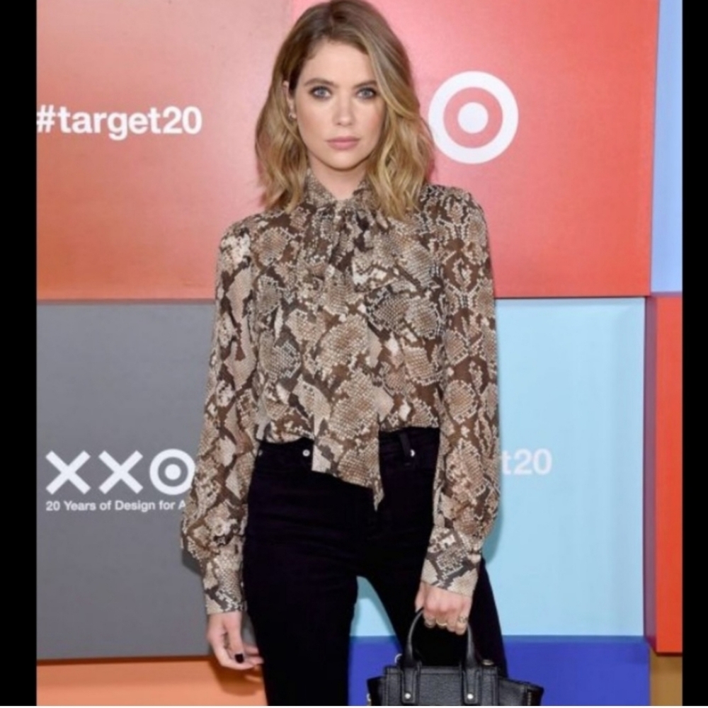 Altuzarra Python Print Blouse